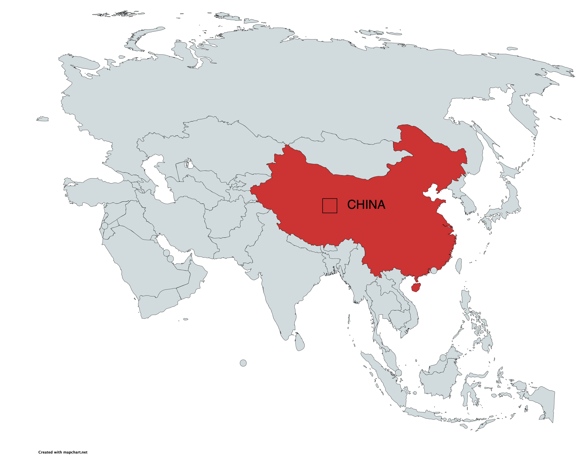 mapa de China