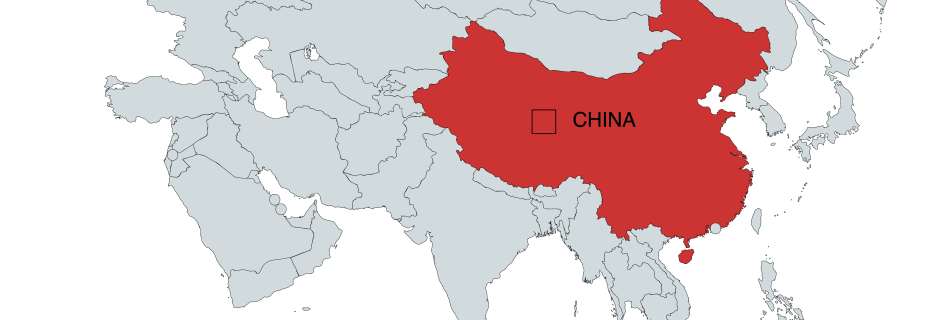 mapa de China