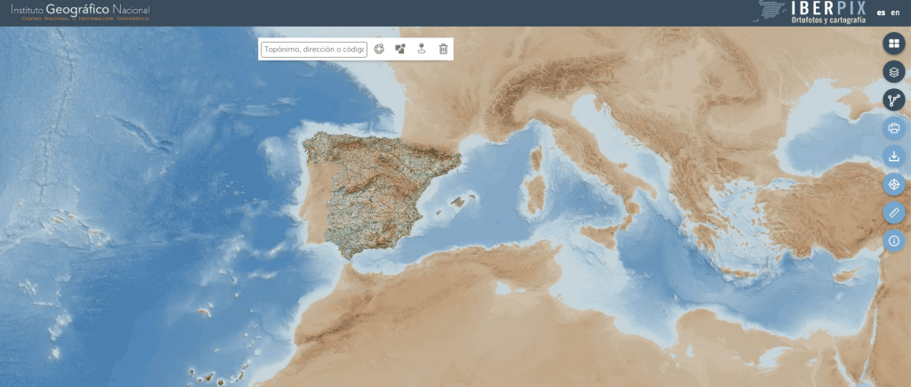 Iberpix mapas