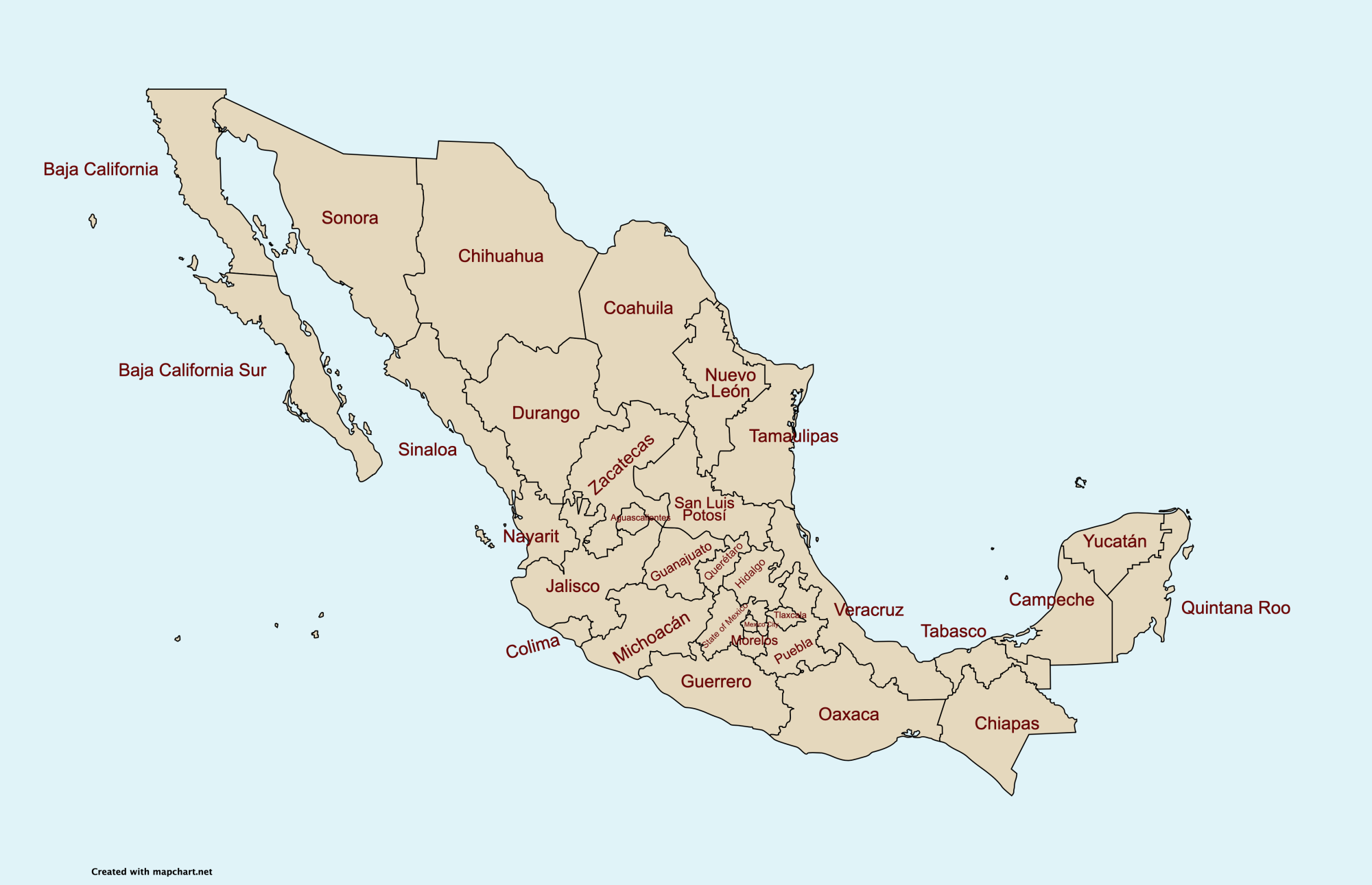 mapa México